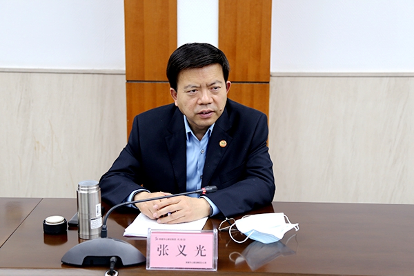 陕建集团党委书记董事长张义光一行莅临集团调研指导工作